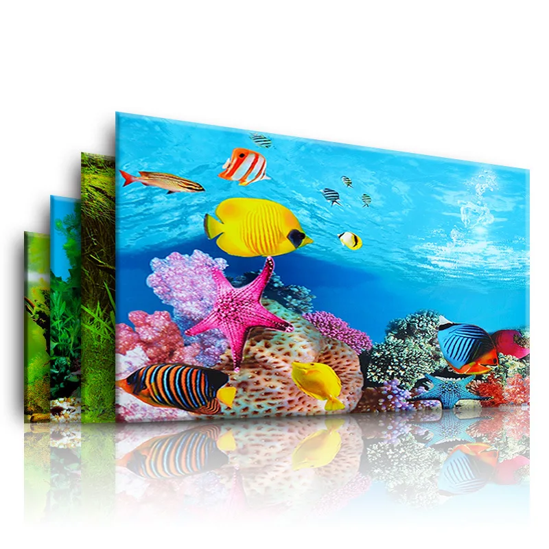 Aquarium Planted Background - Background for Aquarium 3d Sticker Poster