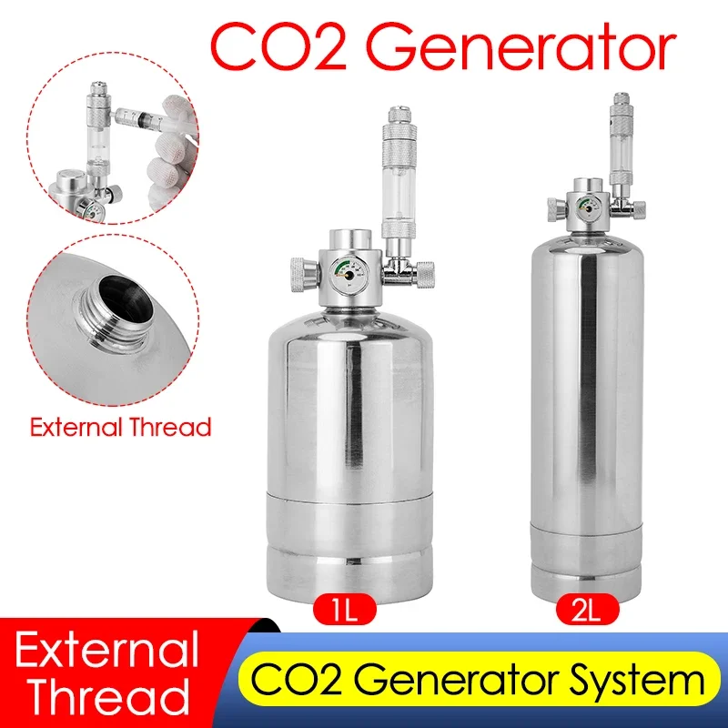 Planted Aquarium Co2 Kit - 1L/2L Aquarium CO2 Generator System Kit