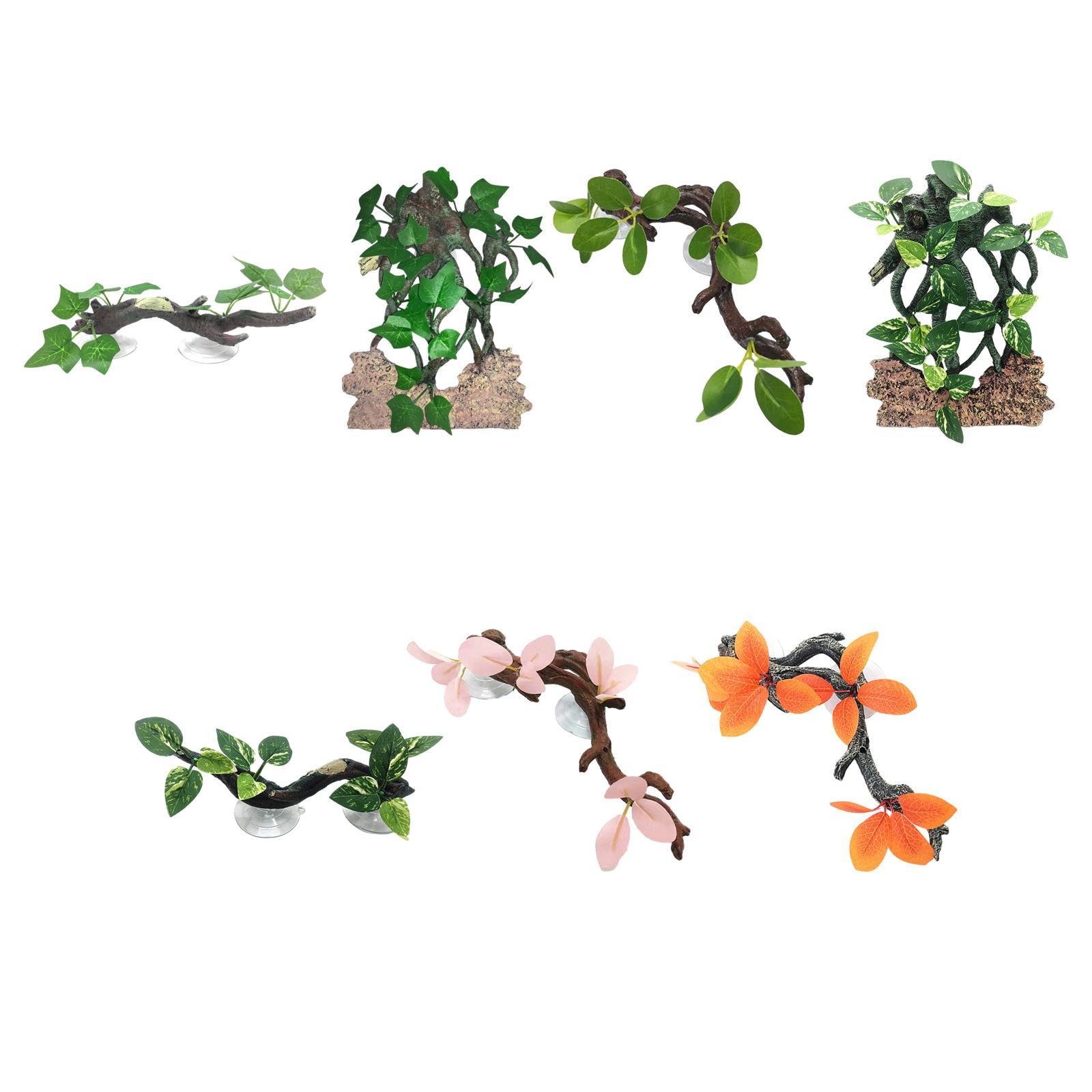 Aquarium Planted Background - Gecko Plant Ornament Aquarium Simulation Background