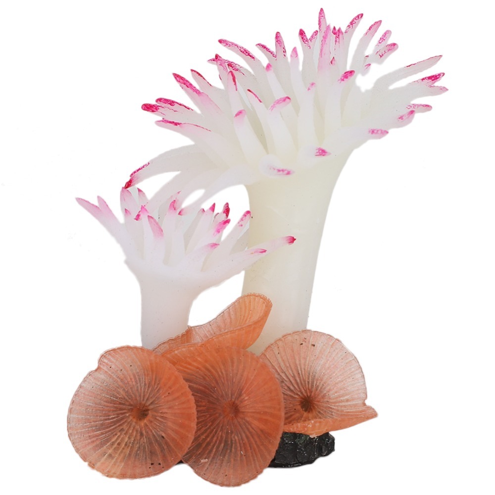 Aquarium Planted Background - Artificial Plant Bright Color Artificial Coral