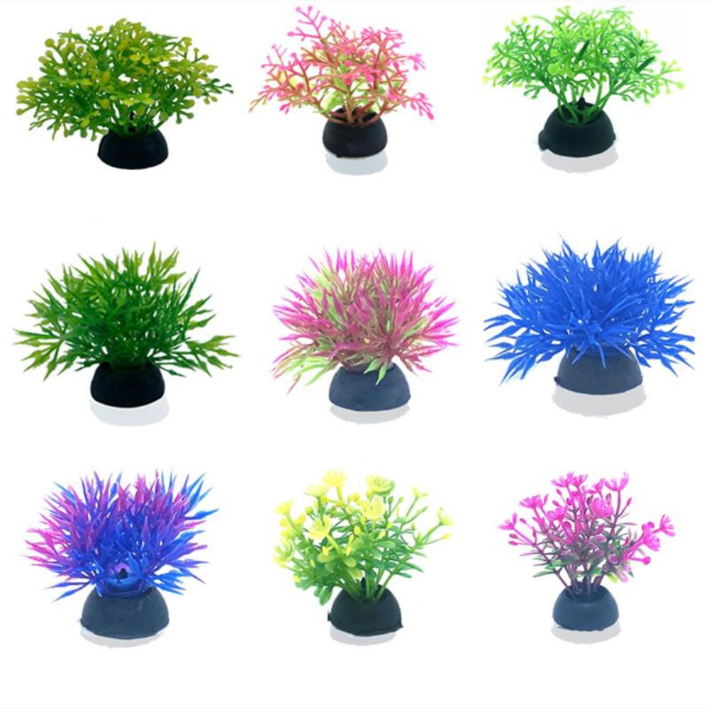 Plastic Artificial Aquarium Pl - Aquarium Planted Background ulasan dan harga
