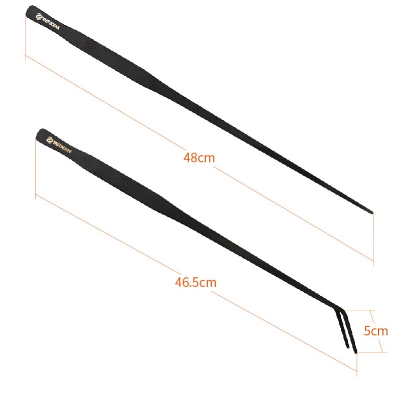 VASTOCEAN 27CM 48CM Extended M - Planted Clip Tweezers ulasan dan harga