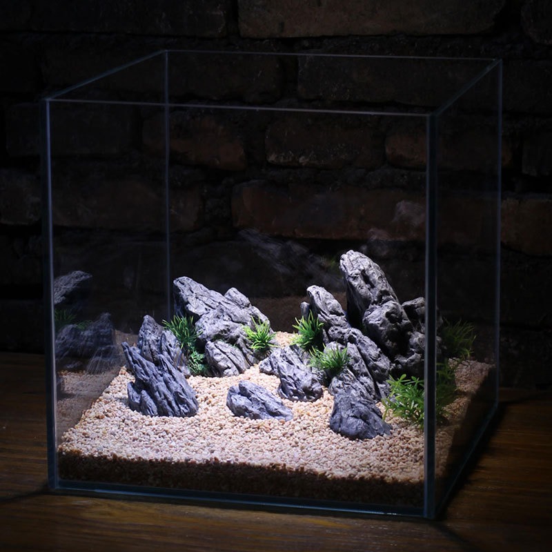 Aquarium Decor Simulation Ston - Aquarium Planted Background ulasan dan harga
