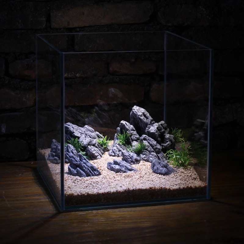 Aquarium Decor Simulation Ston - Aquarium Planted Background ulasan dan harga