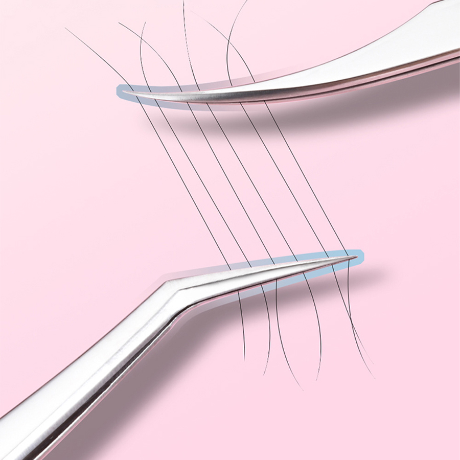 Stainless Steel Eyelash Tweeze - Planted Clip Tweezers ulasan dan harga