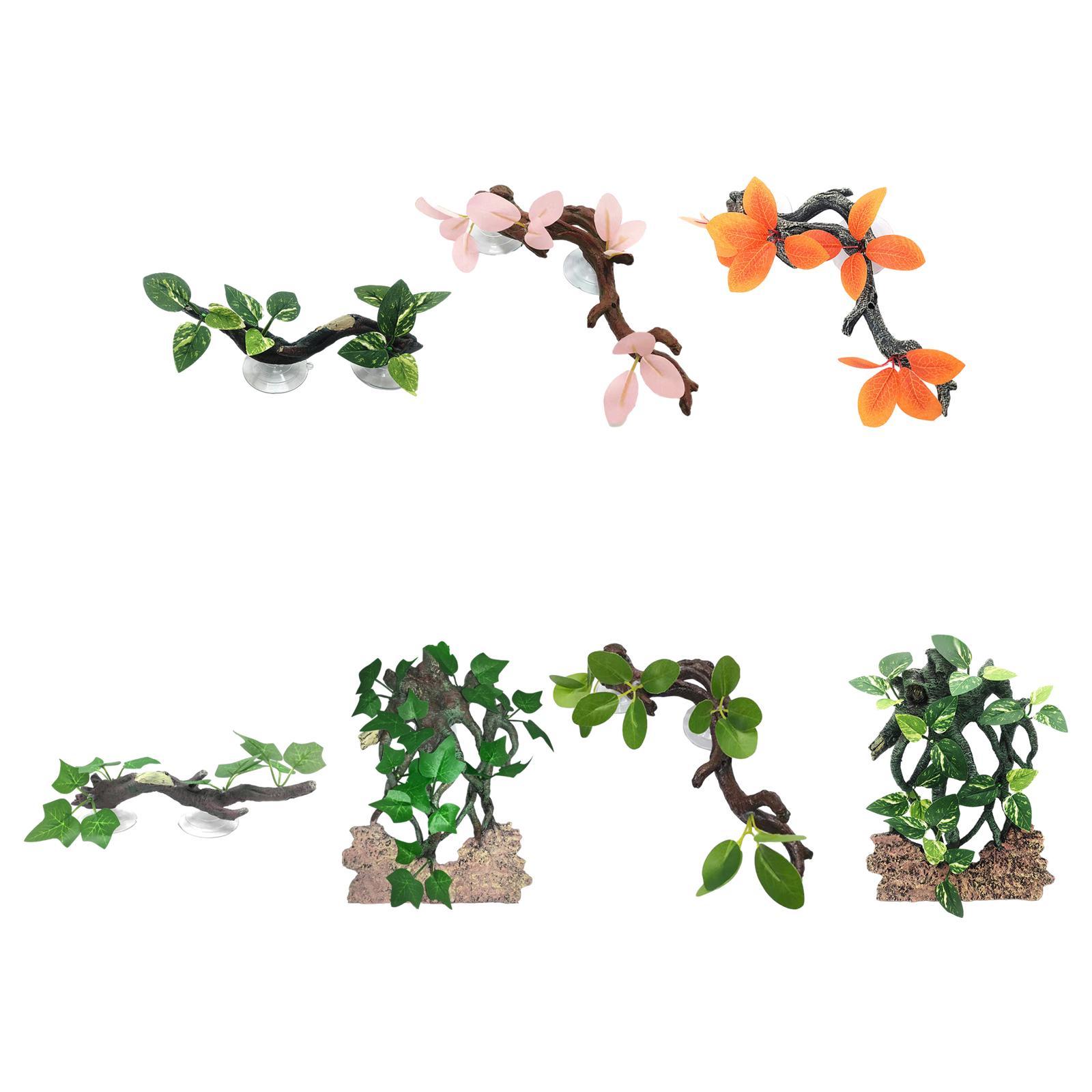 Gecko Plant Ornament Aquarium  - Aquarium Planted Background ulasan dan harga