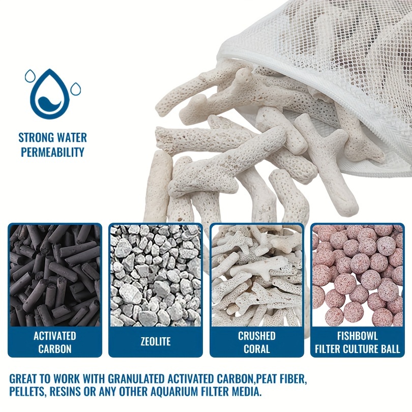 Reusable Zipper Filter Media B - Planted Aquarium Media ulasan dan harga