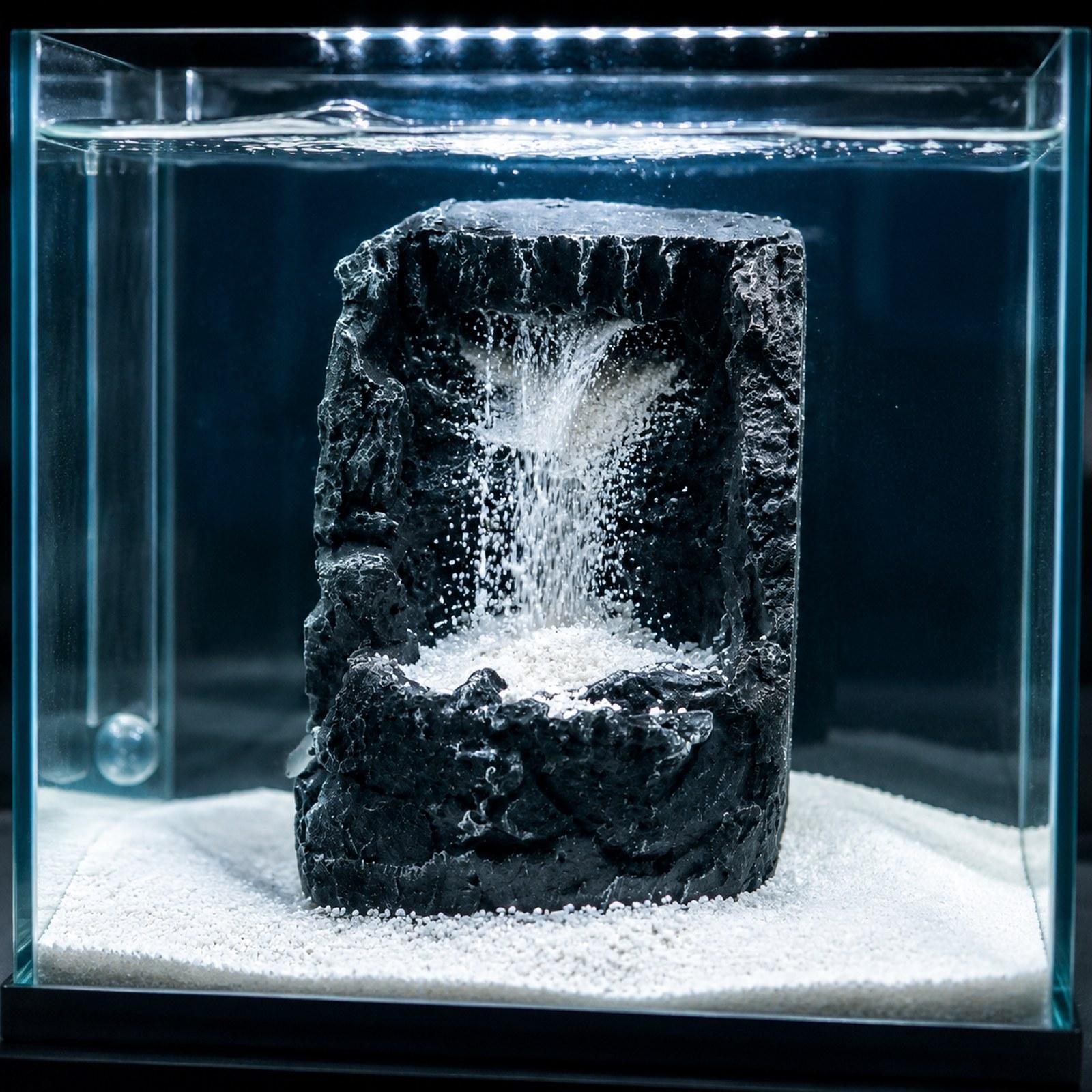 Aquarium Mountain View Stone a - Aquarium Sand White ulasan dan harga