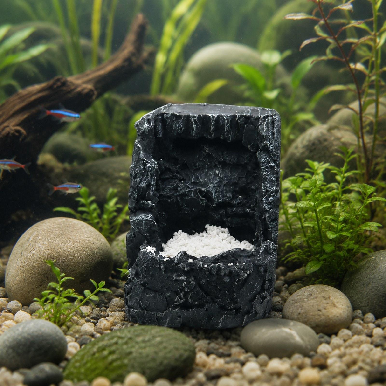 Aquarium Mountain View Stone a - Aquarium Sand White ulasan dan harga