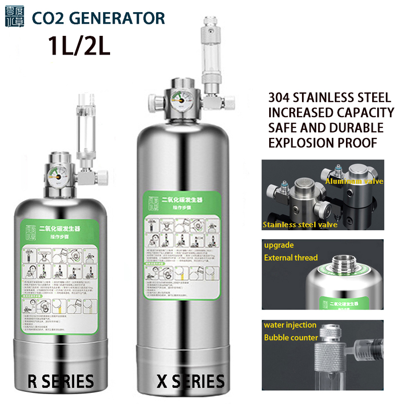 ZRDR Aquarium CO2 Generator Sy - Planted Aquarium Co2 Kit ulasan dan harga