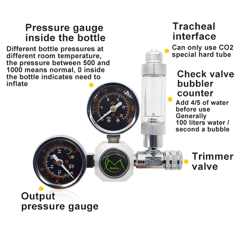 Aquarium CO2 Regulator Magneti - Planted Aquarium Co2 Kit ulasan dan harga