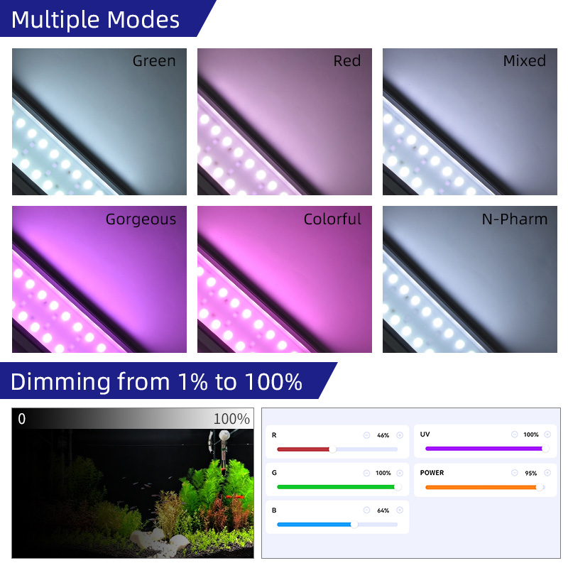 M300D1 PRO Hot Sale  RGB+UVA N - Aquarium Plants For Sale ulasan dan harga