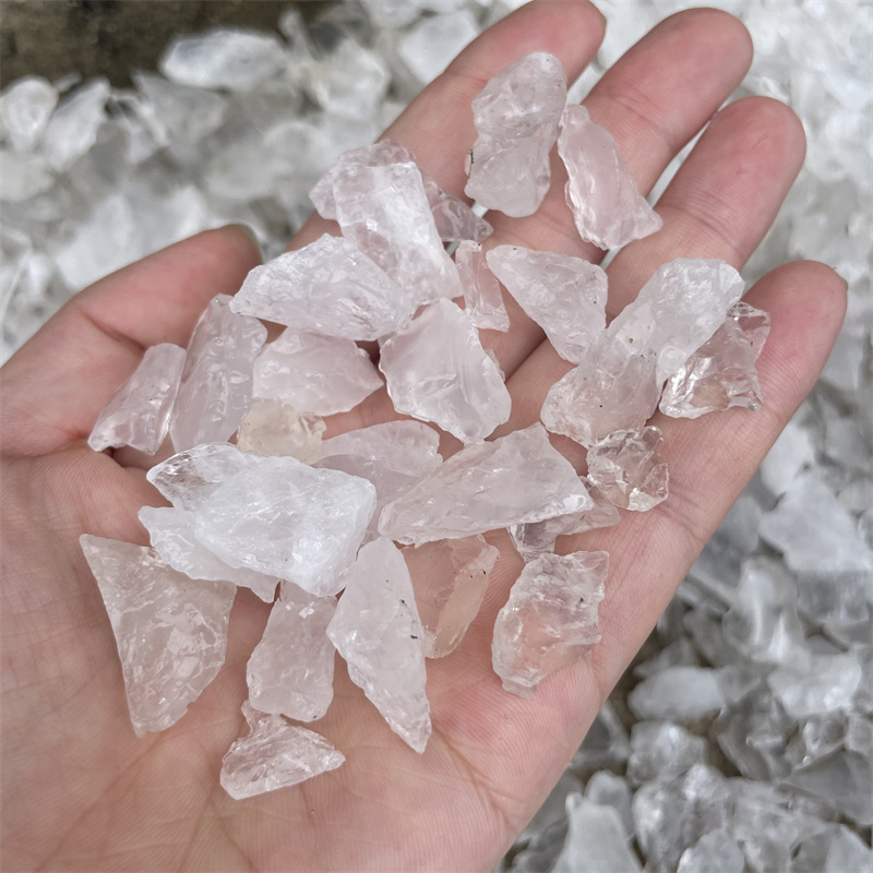Natural Clear Quartz Stone Cry - Aquarium Sand White ulasan dan harga