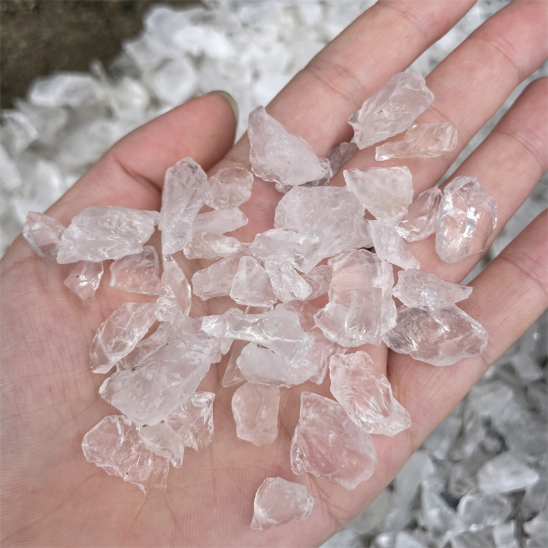 Natural Clear Quartz Stone Cry - Aquarium Sand White ulasan dan harga