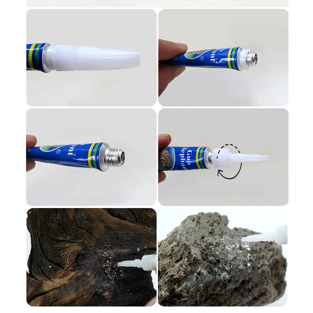 50-5Pcs Fish Tank Landscaping  - Aquarium Plant Glue Gel ulasan dan harga