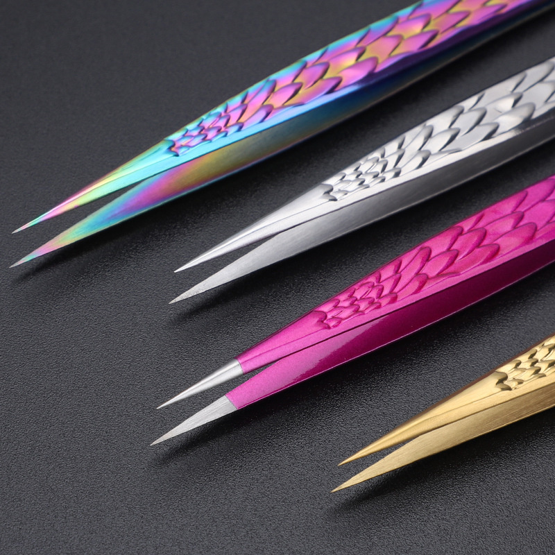 2PCS Tweezers For False Eyelas - Planted Clip Tweezers ulasan dan harga