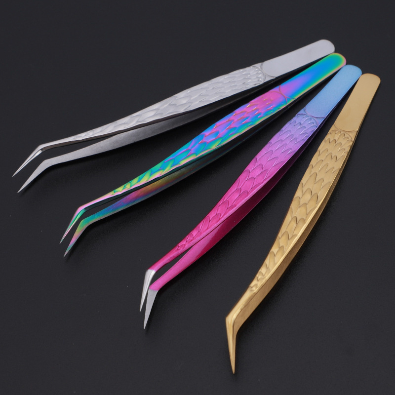 2PCS Tweezers For False Eyelas - Planted Clip Tweezers ulasan dan harga