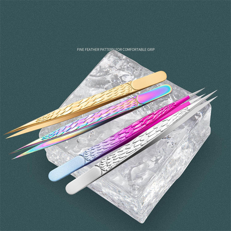 2PCS Tweezers For False Eyelas - Planted Clip Tweezers ulasan dan harga
