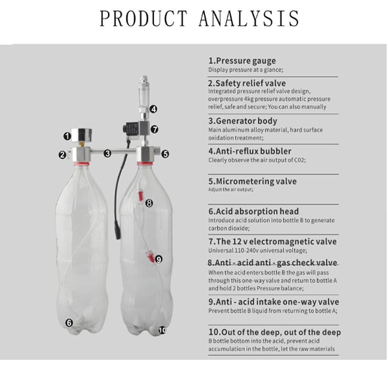 Aquarium CO2 Regulator System  - Planted Aquarium Co2 Kit ulasan dan harga